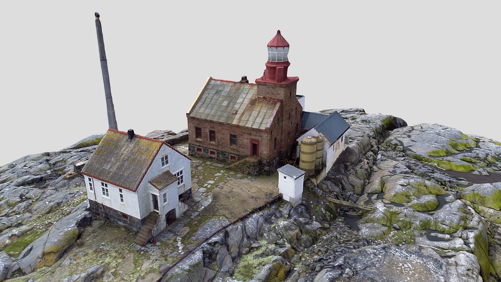 3D Model of Lighthouse in Norway