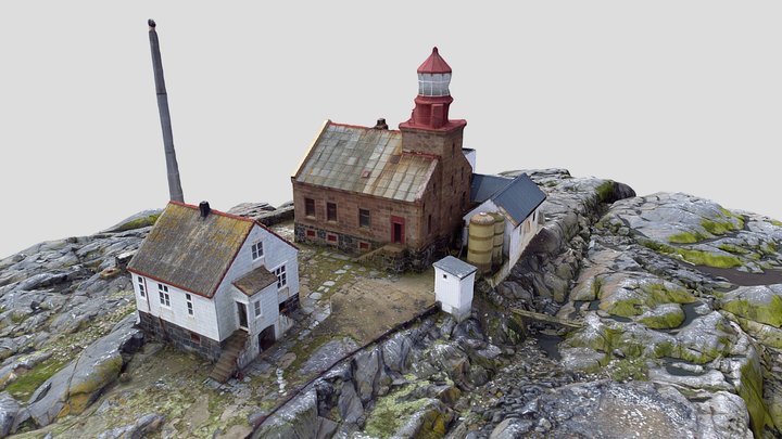 3D Model of Lighthouse in Norway 3D Model