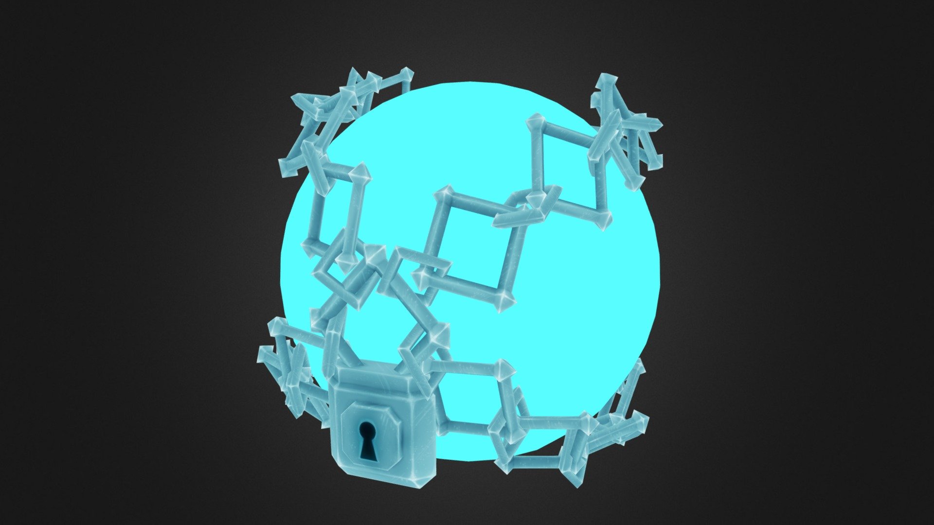 LockedStressBall — Sketchfab embed 3D viewer