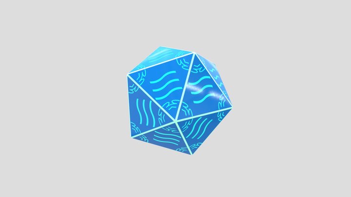 Zuma Magic Solid: Water 3D Model