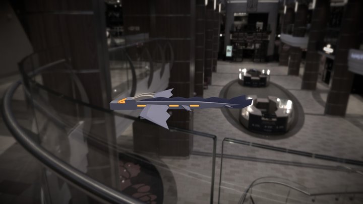 drakskäppp 3D Model