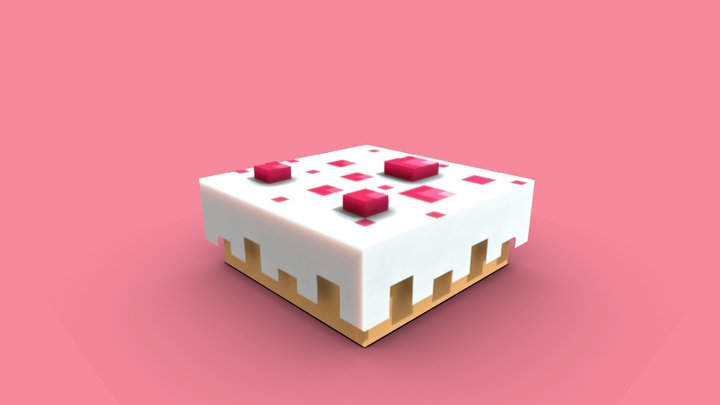 Minecraft cake 3D Model