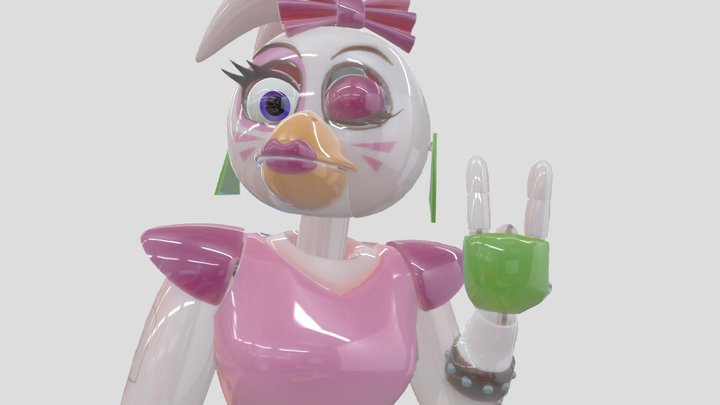 Glamrockchica Fnaf 3d Models Sketchfab