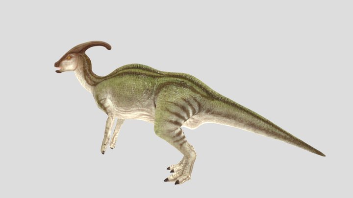 JWCC Green Parasaurolophus – Modello 3D gratuito STL