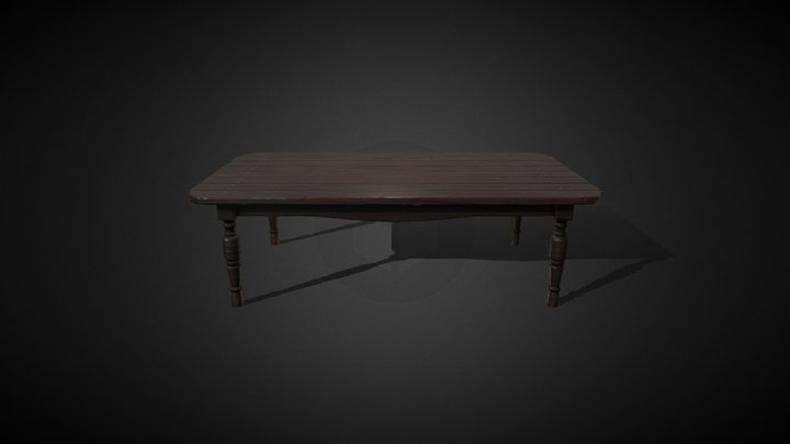 LP Table 3D Model