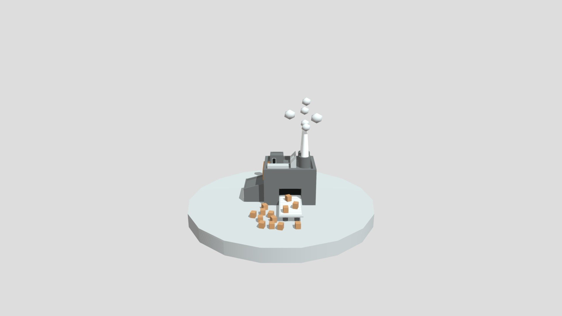 Factory from Poly by Google — Sketchfab embed 3D viewer