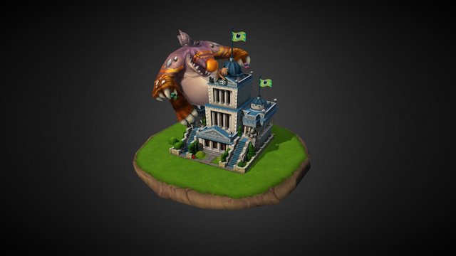 Bobzilla 3D Model