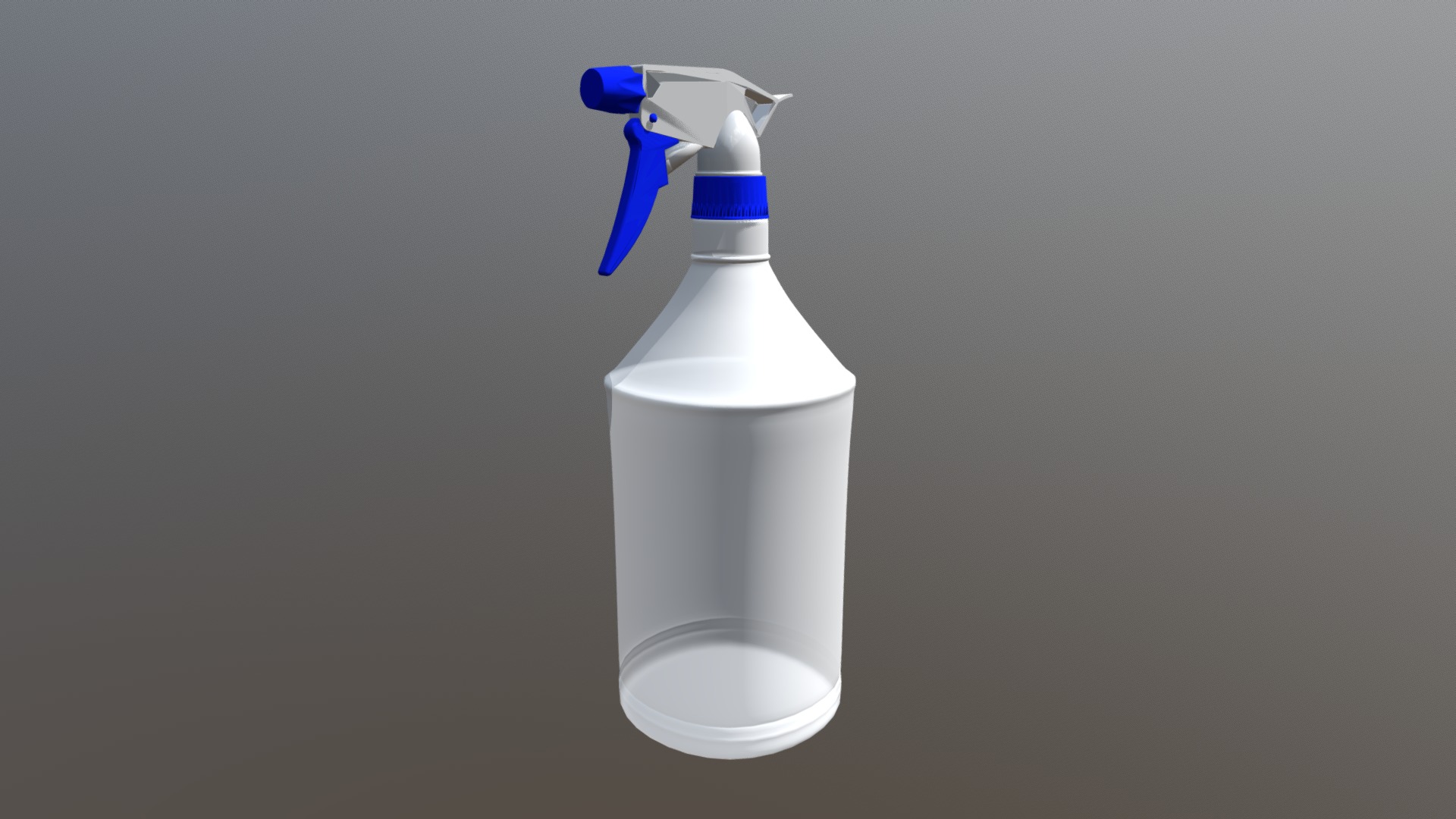3D model Spray Bottle - This is a 3D model of the Spray Bottle. The 3D model is about a white light bulb.