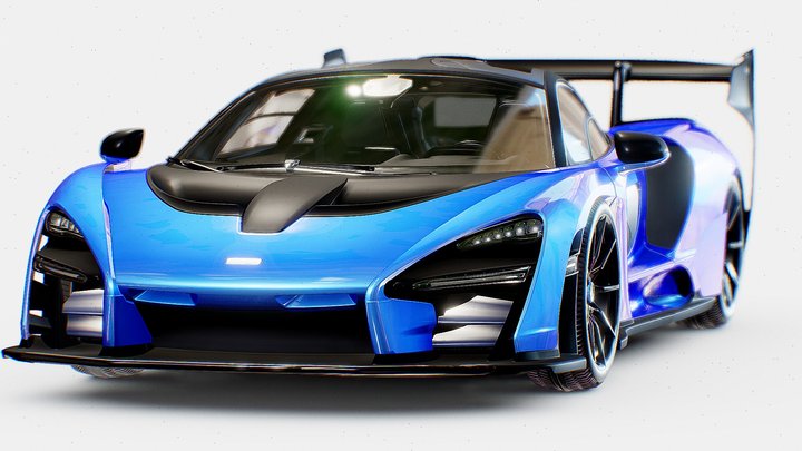 Mclaren Senna | www.vecarz.com – Modello 3D gratuito STL