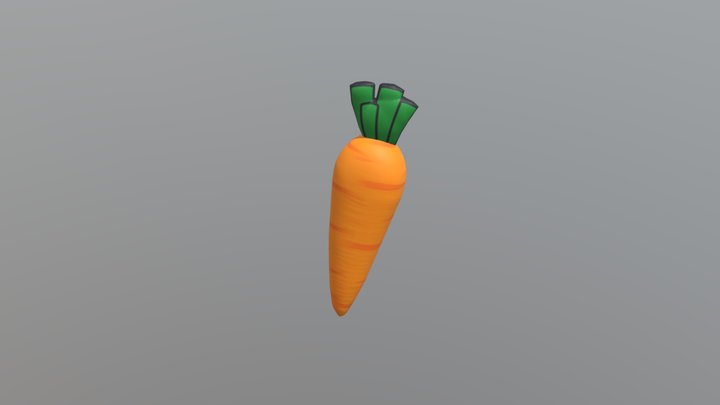 CARROT / ORANGE / COLOR 3D Model