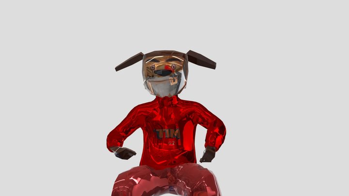 Тимоха дед мороз 3D Model