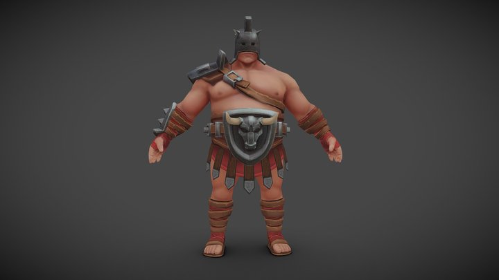 Gladiator "Bull" 3D Model