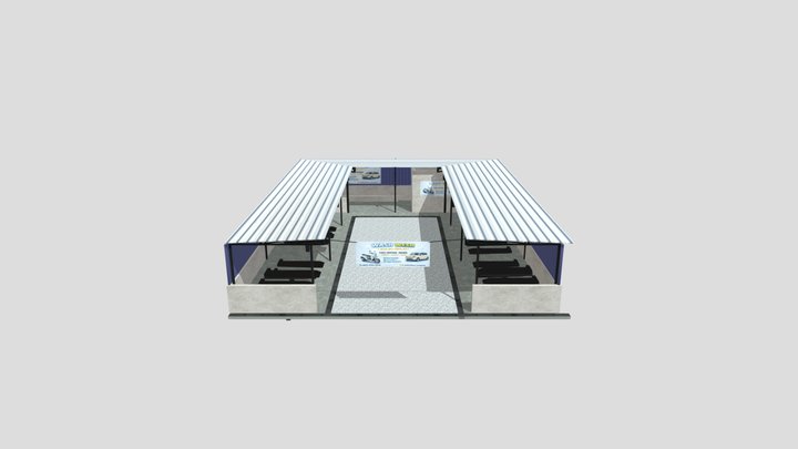 Steam Mobil Motor 3D Model