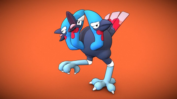 Dodrio 3D Model