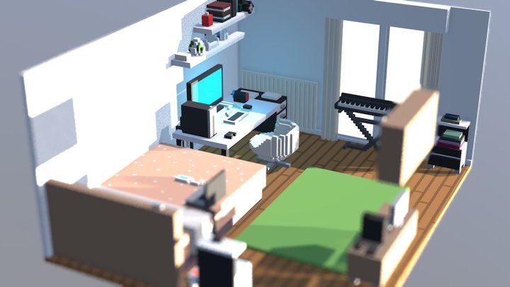 Working Space 3D Model