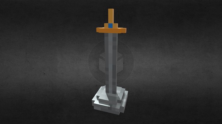 Sword in the Stone 3D Model