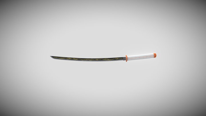 Zenitsu's Sword 3D Model
