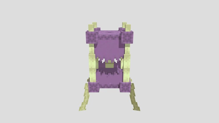 Mutant shulker 3D Model