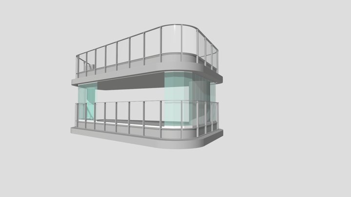CSA | ENVIDRAÇAMENTO DE SACADA | DIAGONAL 3D Model