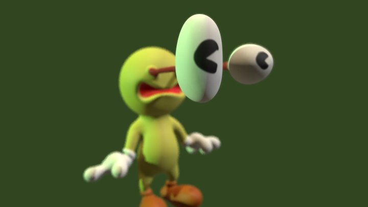 Scared 3D Model