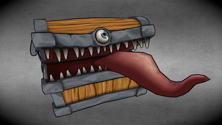 Cartoon Mimic 3D Model