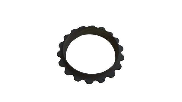 Cast Iron Wheel 3D Model