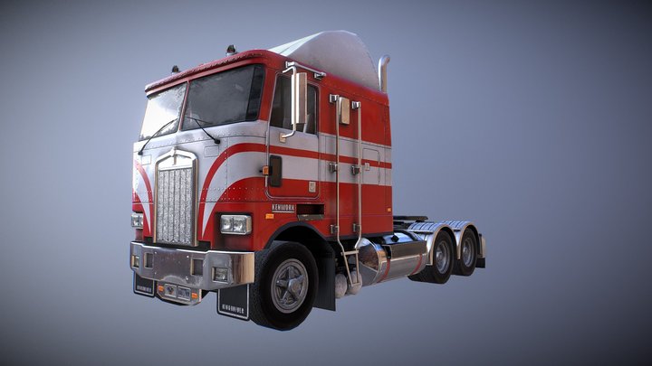 USA Truck 3D Model