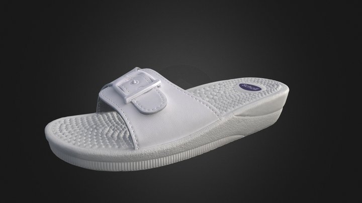 Lowpoly Slipper 50k – Free 3D Model STL
