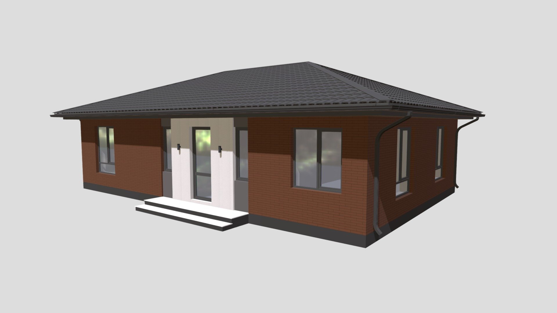 Проект «К.Дом» 120м без террасы — Sketchfab embed 3D viewer