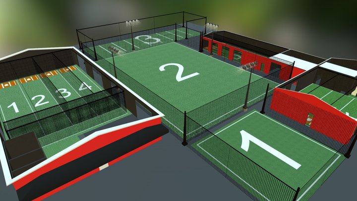 Waxhaw Athletic Barn 3D Model