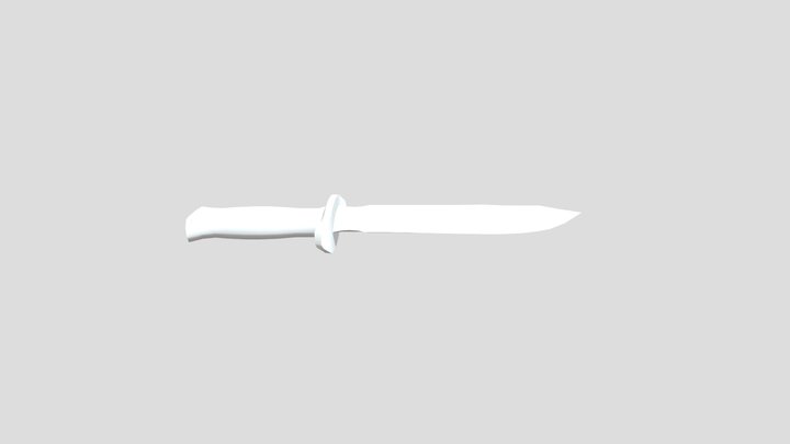 Bombo's Survival Knife 3D Model