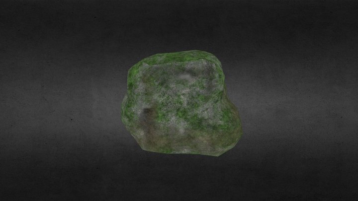 Low Poly Rock Type 1 3D Model