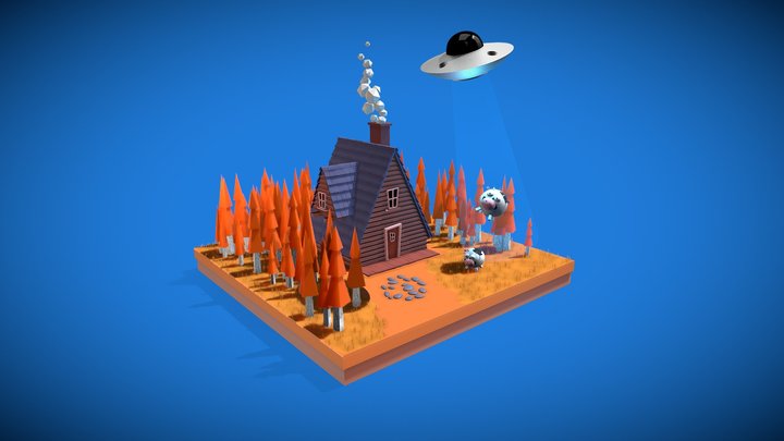 Village 3D Model