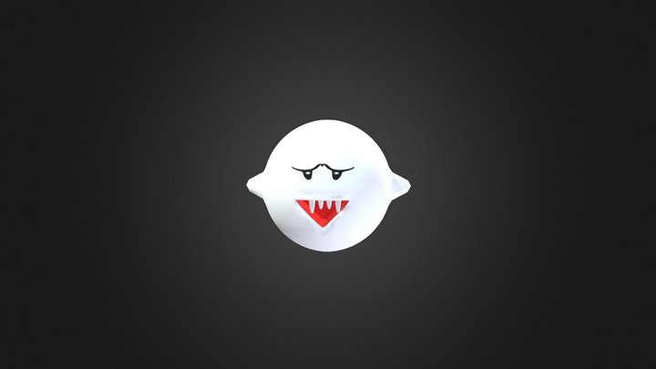 Super mario ghost boo 3D Model