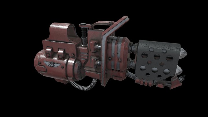 heavy flammer warhammer 40k – Modello 3D gratuito STL