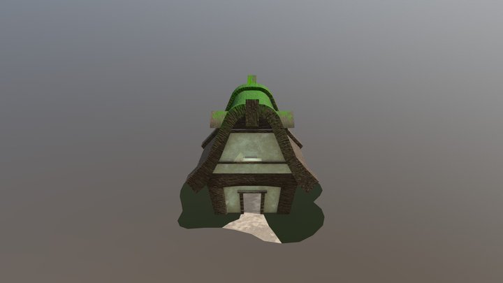 Viking Hut 3D Model
