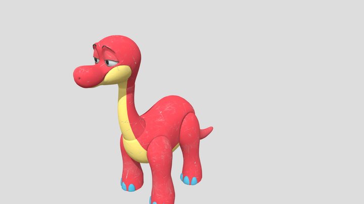 Bron The Dinosaur 3D Model