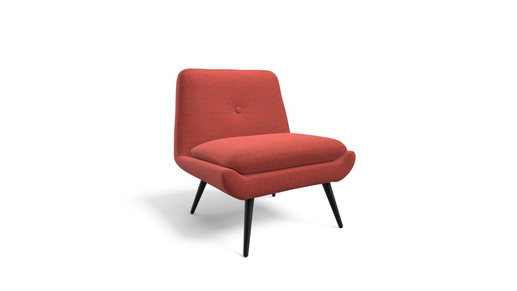 Jonny Accent Chair, Revival Orange