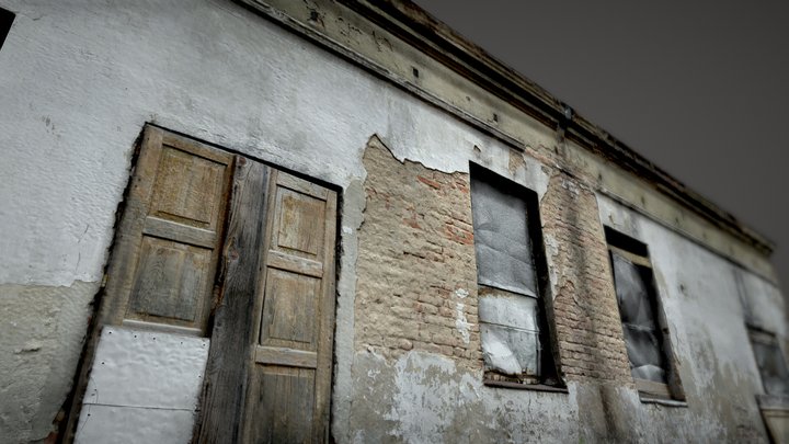 Old building - Game ready 3D Model