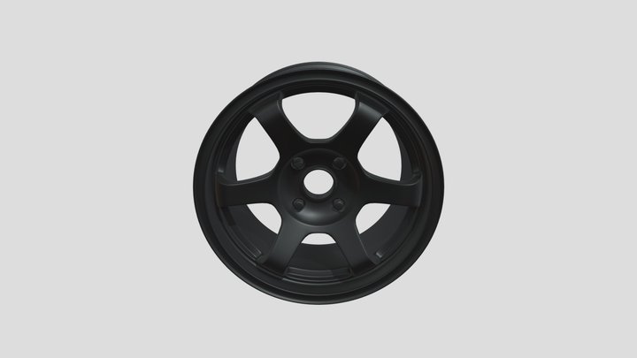 Te37 Wheel – Kostenloses 3D-Modell STL