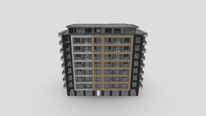 Lu6 - Web3d Building01a - Export Test03a 3D Model