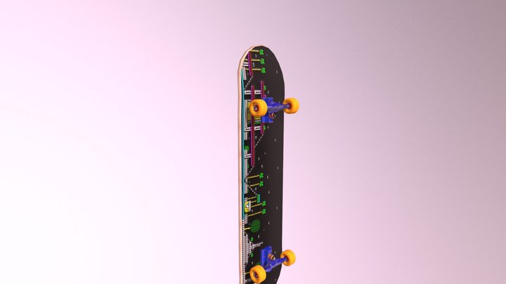 Skateboard model 3D Model