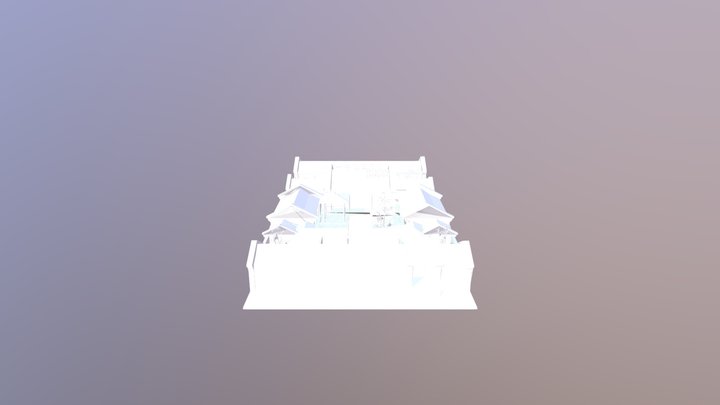 北京四合院模型913 3D Model