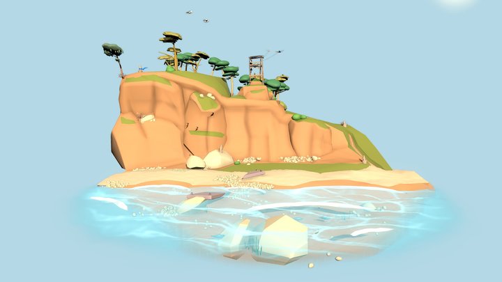 XYZ Challenge - My little world - Final day 3D Model