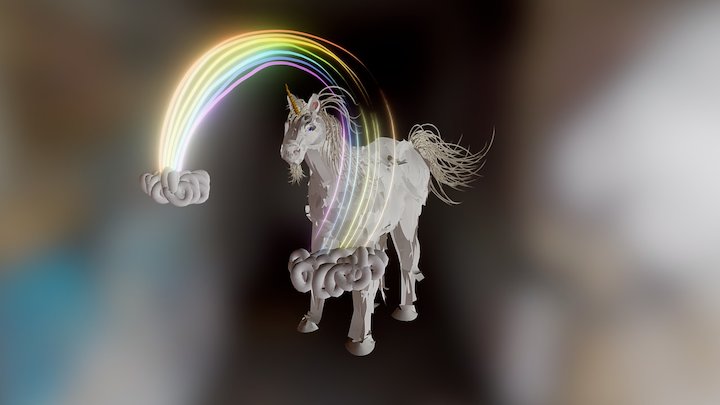 Unicorn for Sammy 3D Model