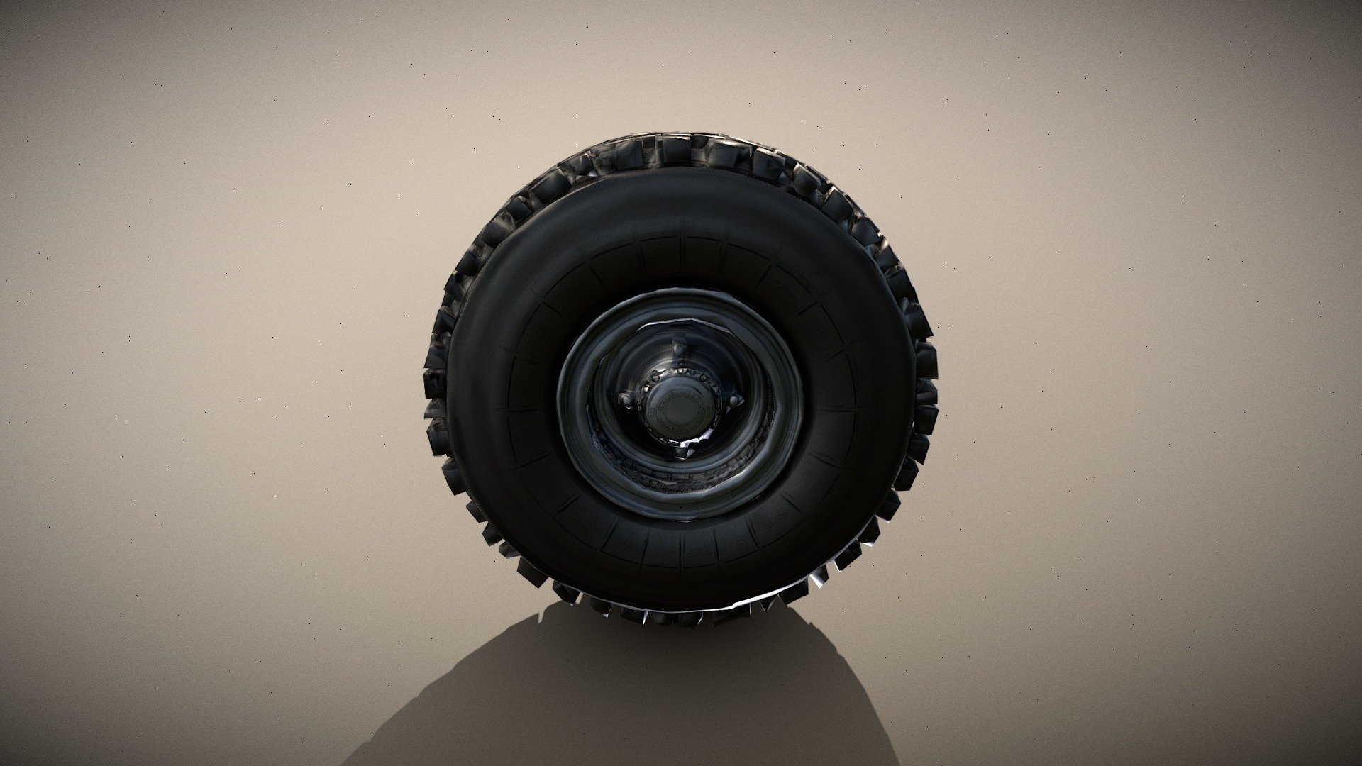 Treaded_ Wheel_0506073945_texture - Download Free 3D model by ...