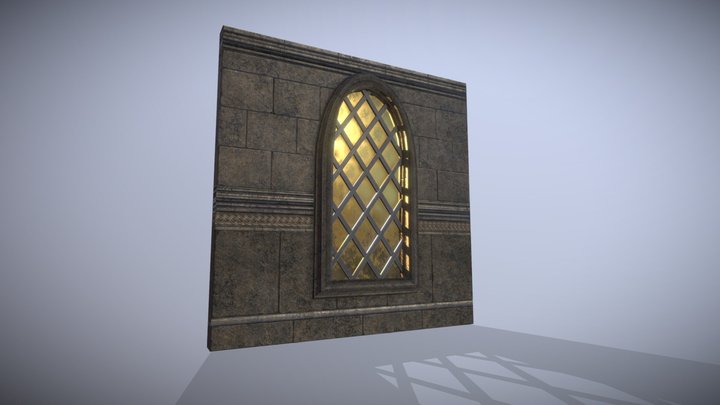 Medieval Window 3D Model