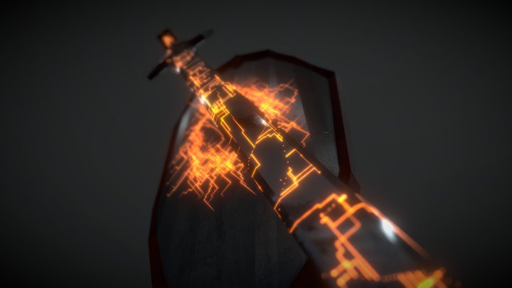 Sword And shield 3D Model