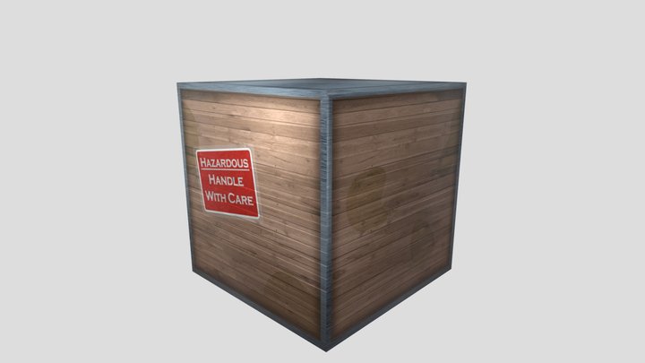 First Custom Crate 3D Model