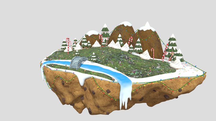 Happy Island 3D Model